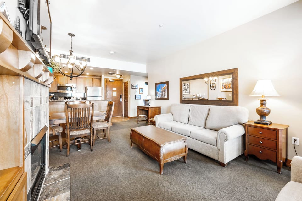 Living Area with 1 Queen Sleeper Sofa and 1 Twin Sleeper Sofa