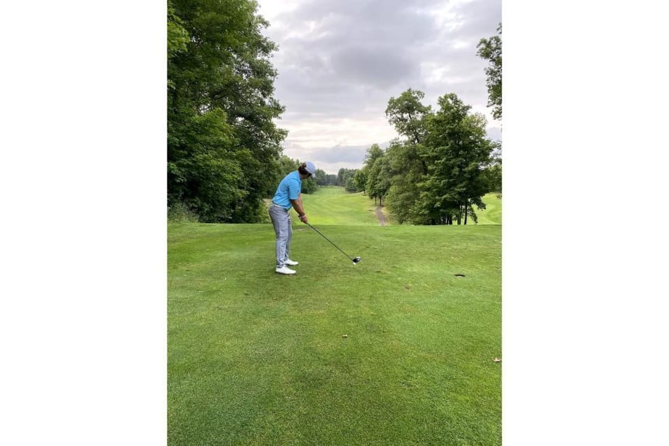 16th hole at Luck Golf Course. Daily rates and membership punch card available. 