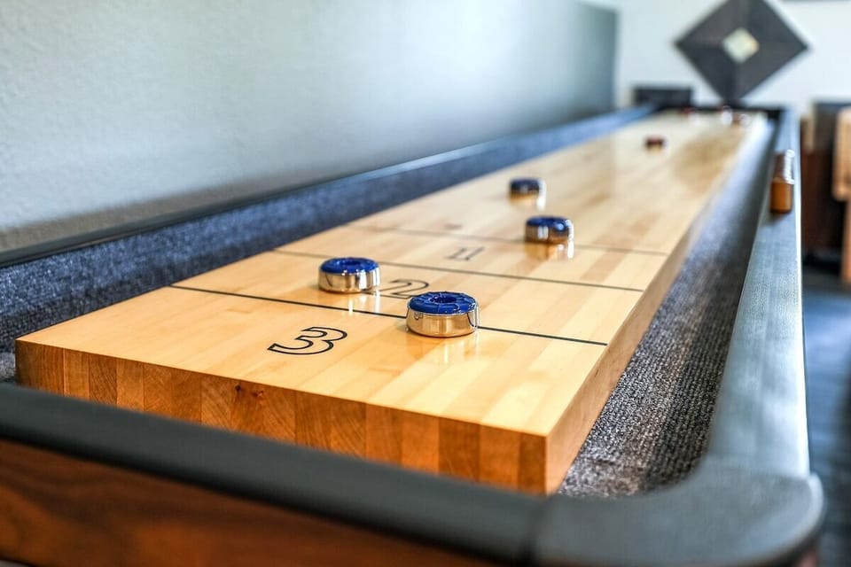 ...or challenge your friends in a game of Shuffleboard!