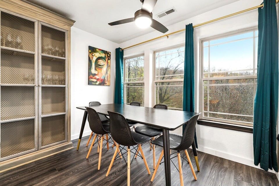 Our third dining area can be found on the other side of the kitchen.