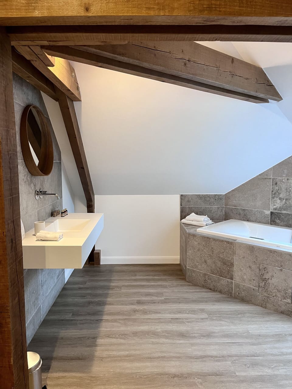 Signature Triple Room | Bathroom | Designer toiletries, hair dryer, towels, soap