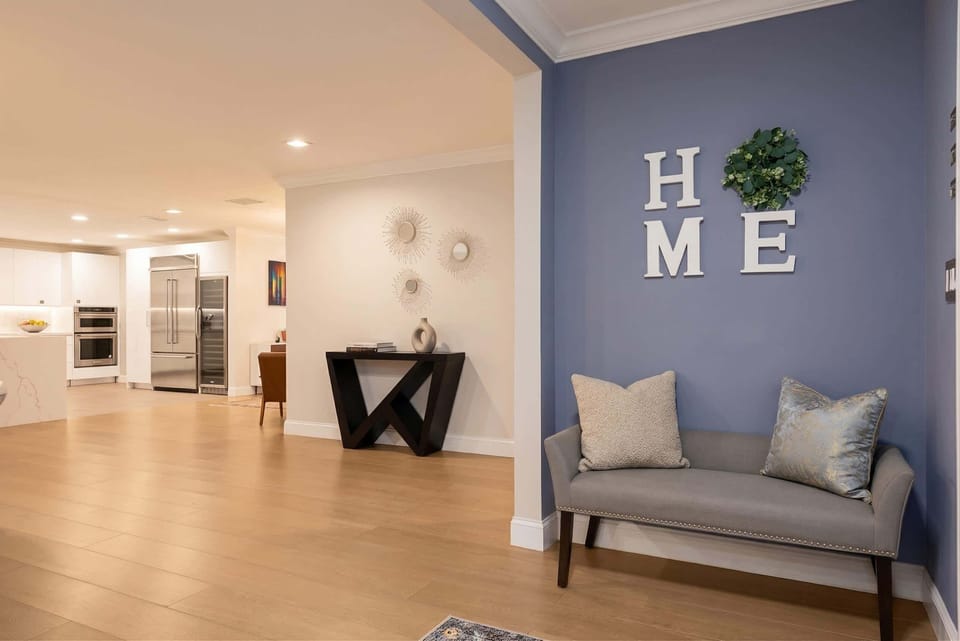 Kick off your shoes and make yourself at home as soon as you walk through the door
