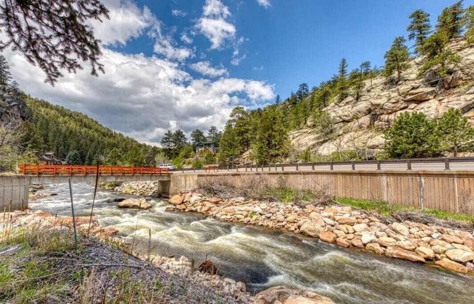 View from the front of the house. Fly fish right out front!