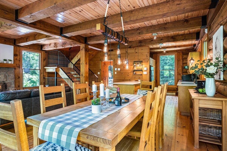Gather for a good meal at our table