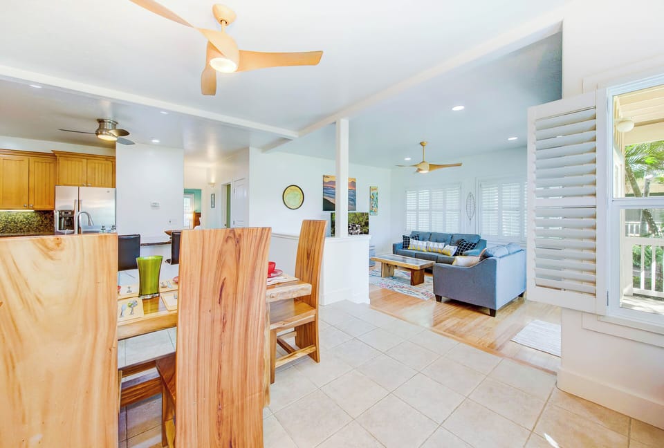 Relax and enjoy the spacious Living~ Dining & Kitchen areas