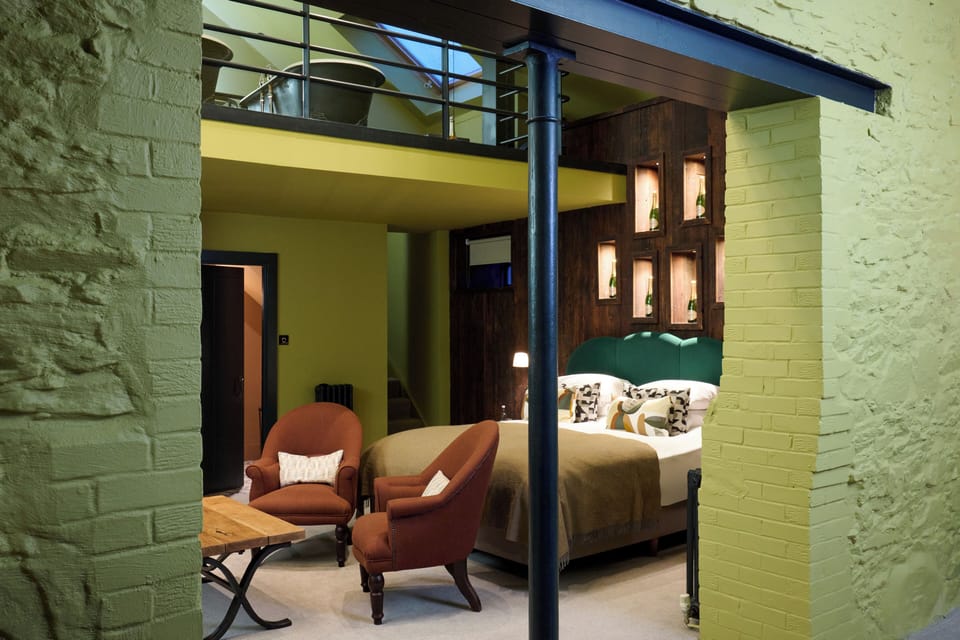 Signature Suite | Egyptian cotton sheets, premium bedding, desk, iron/ironing board