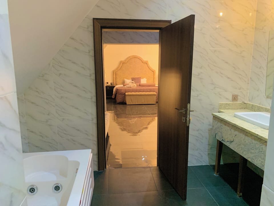 Presidential Suite | Bathroom | Free toiletries, hair dryer, towels