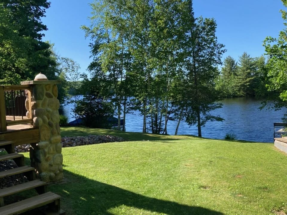 Lake view from deck
