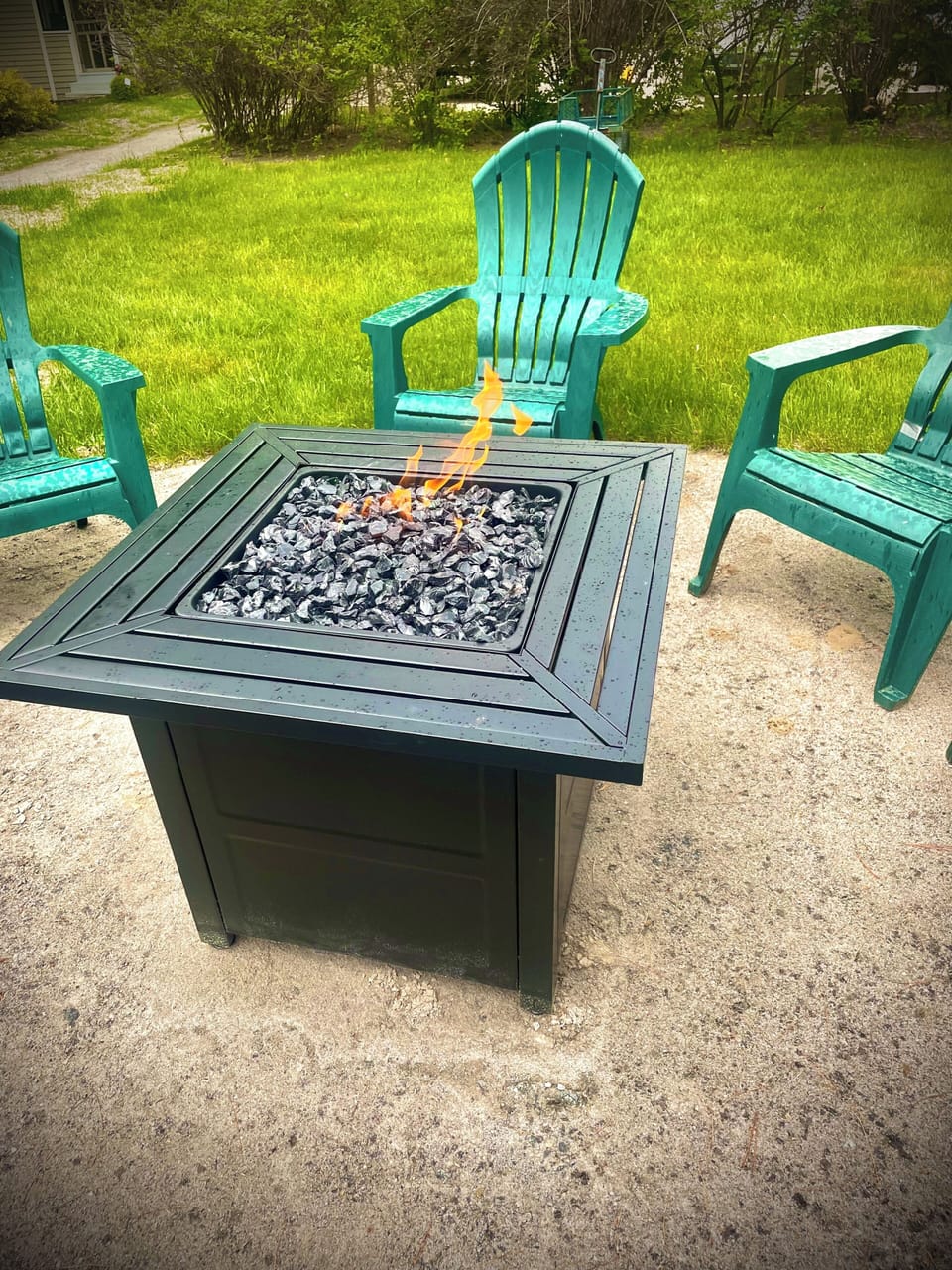 New gas firepit for summer season 2024!