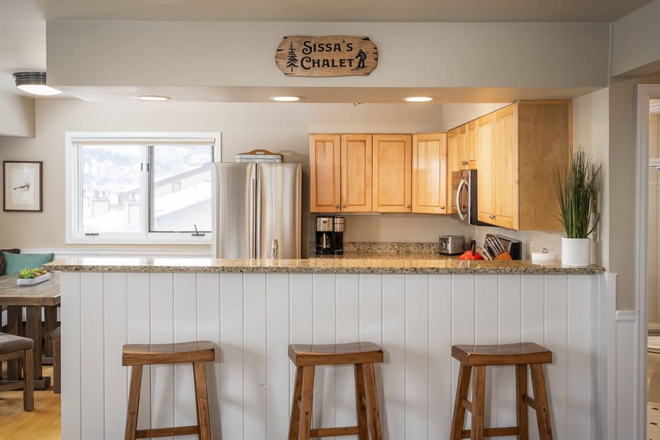 Saddle up to the breakfast bar