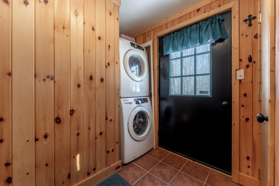 Washer and dryer available for guest use.
