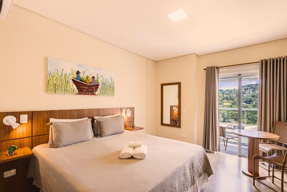 Deluxe Double Room, 1 Queen Bed, Balcony, Mountain View | Minibar, free WiFi, bed sheets