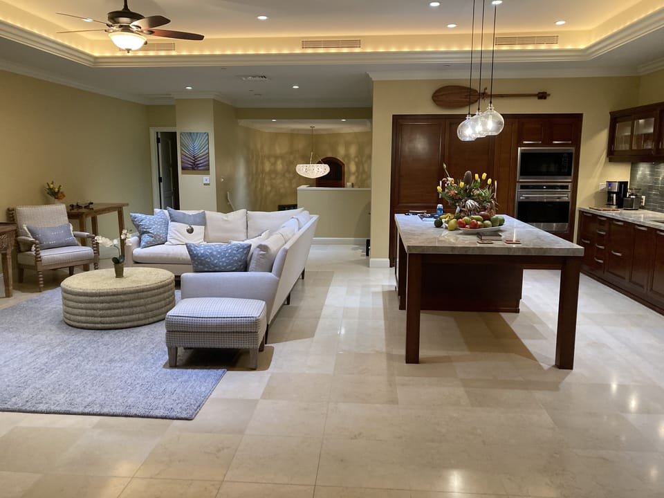 Night time elegance with one-hundred and eighty degree ocean views