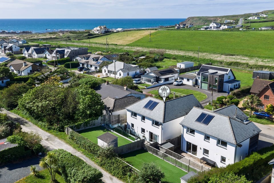 The Retreat exterior drone