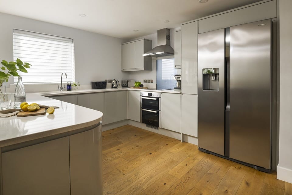 Kitchen at The Retreat beach house Widemouth Bay