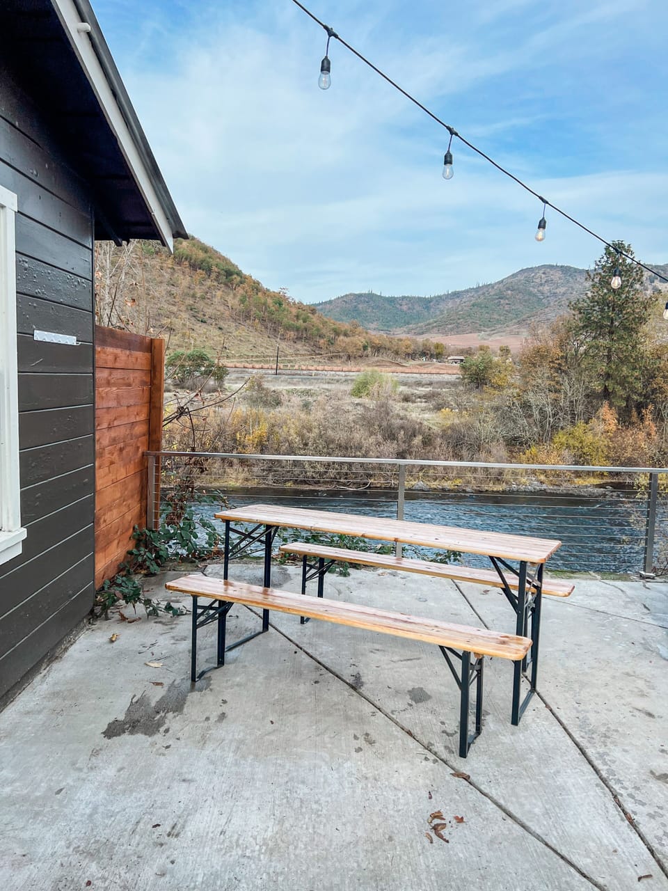 Enjoy the patio space