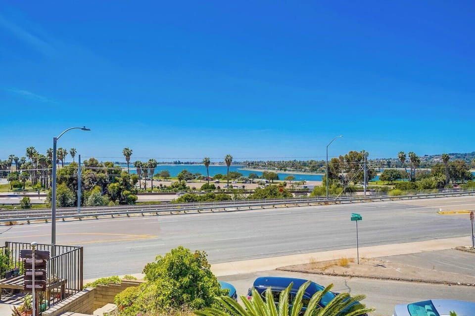 Across I-5 is Mission Bay! Plus Fiesta Island where the pups can play!