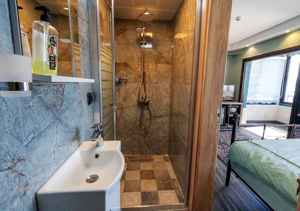 Deluxe Room | Bathroom | Shower, free toiletries, hair dryer, slippers