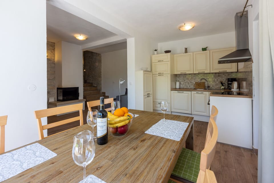 Villa | Private kitchen | Fridge, oven, stovetop, dishwasher