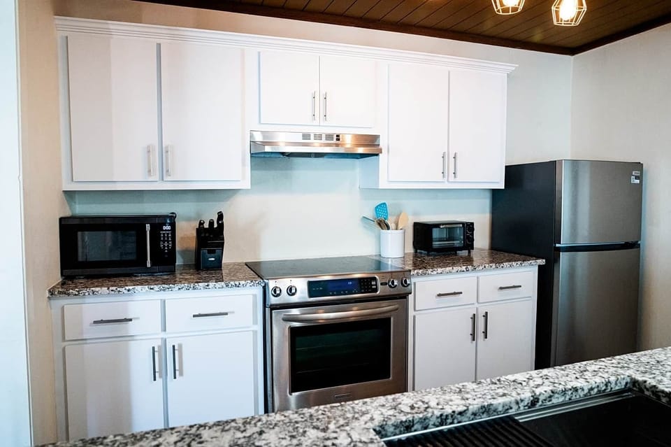 Kitchen from living room