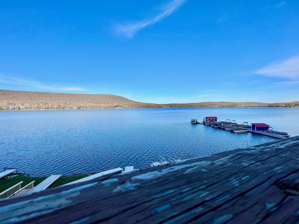 Azure lake views