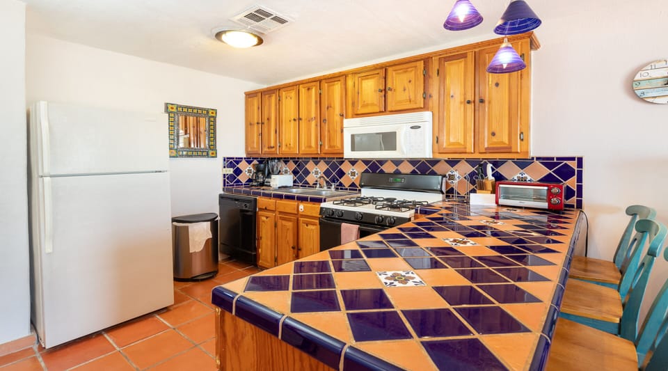 Family Villa, 2 Bedrooms, Ocean View | Private kitchen | Fridge, paper towels