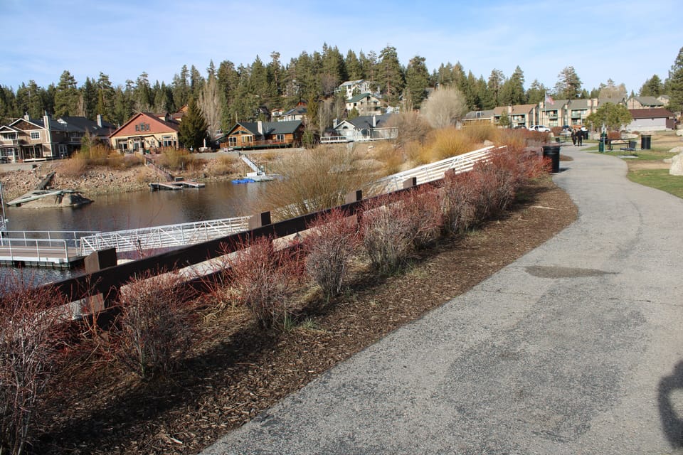 Walking trials and public dock located at Boulder Bay Park, across from cabin.