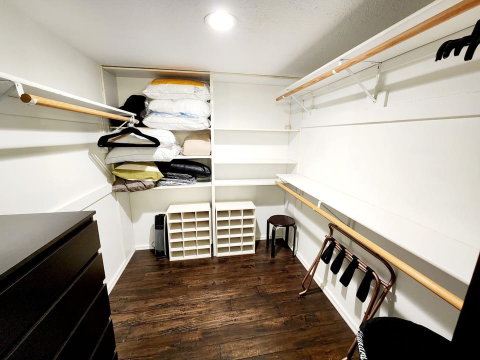 Master Walk in Closet