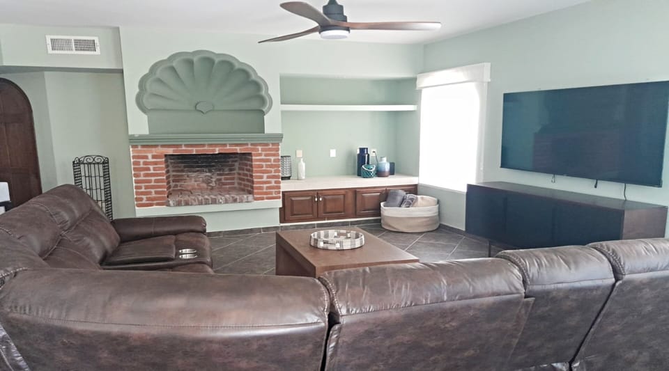 Family Villa | Living area | 32-inch LCD TV with cable channels, TV