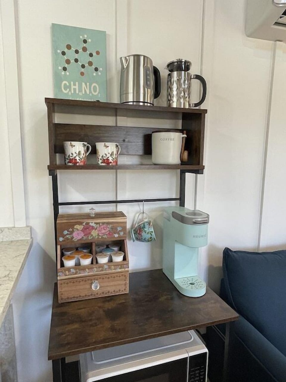 Coffee bar.