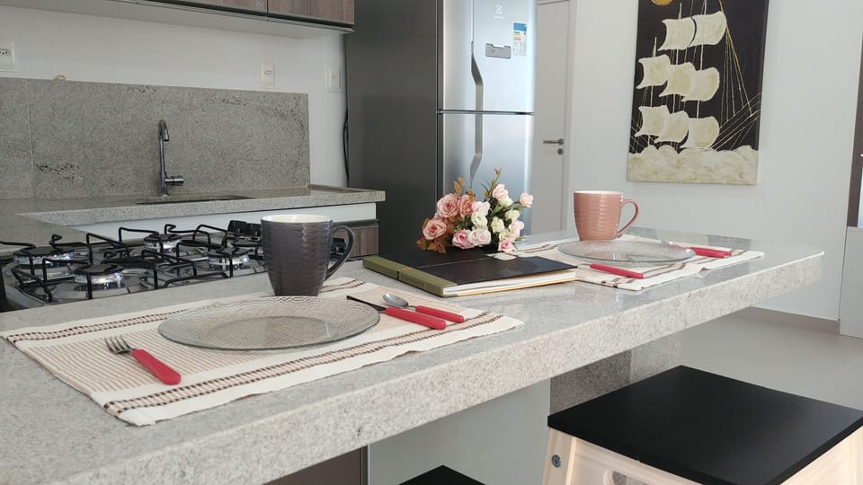 Apartment | Private kitchen | Microwave, blender, cookware/dishes/utensils, freezer