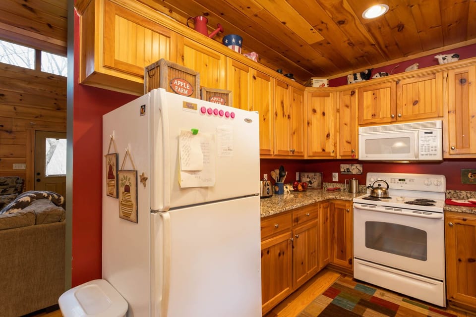 Kitchen Adjacent to Living Room