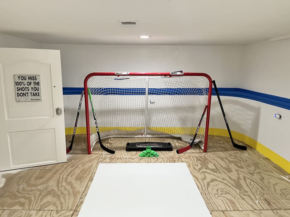Fun entertainment space for year around kid activities. 