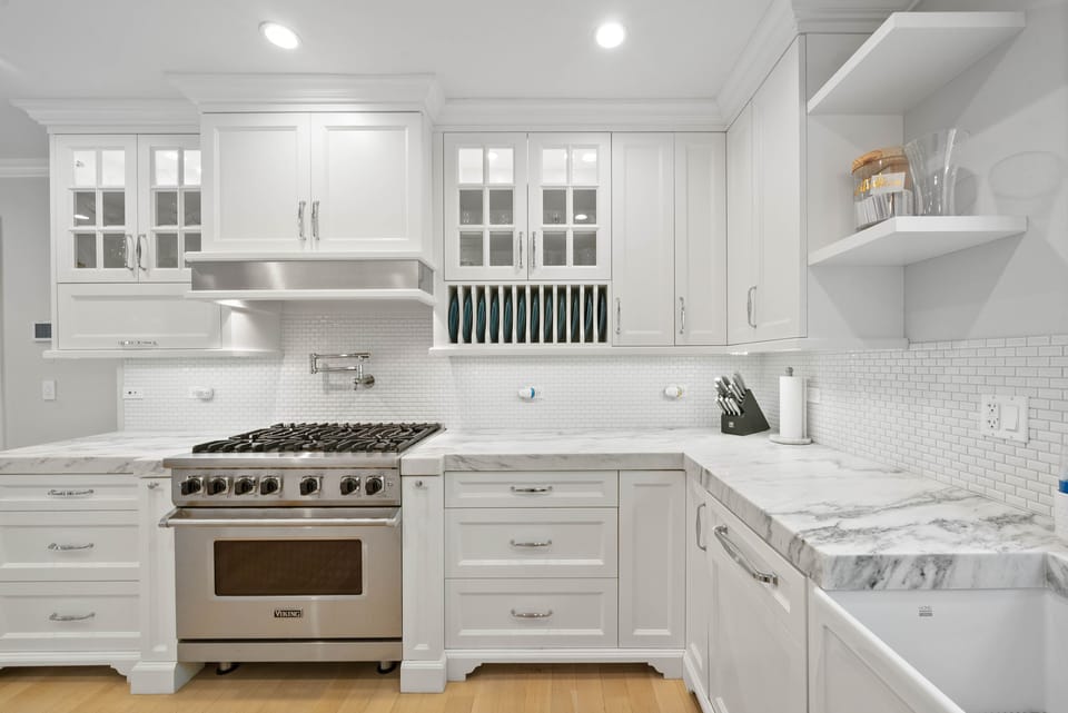 6 Burner Viking Stove.  Designer Custom.