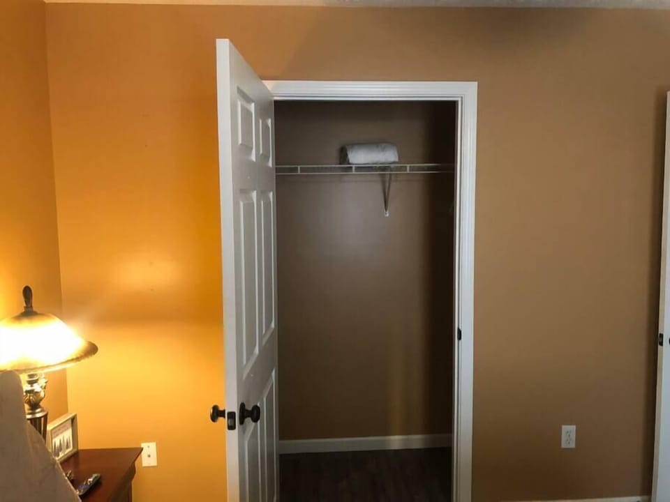 A closet with about triple the space you can see here! (1)