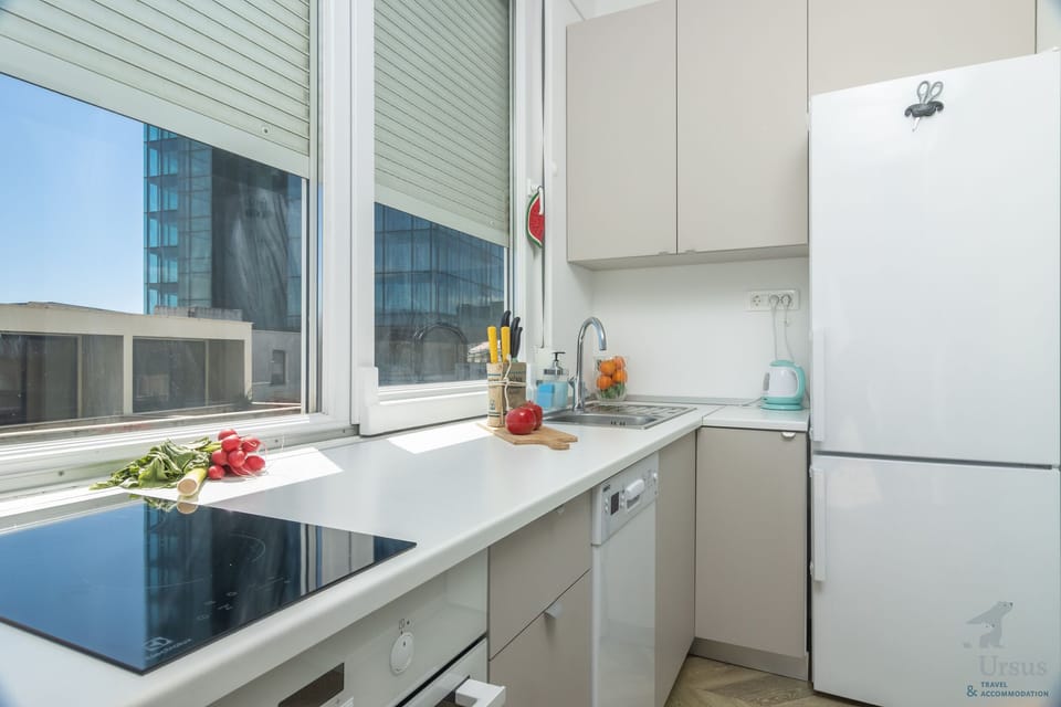 Apartment (A1) | Private kitchen | Coffee/tea maker, electric kettle, toaster, dining tables