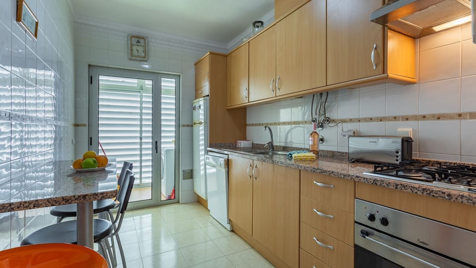 A fully equipped kitchen with all appliances you could require during your stay.