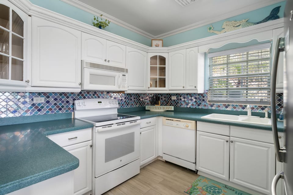 The updated kitchen has everything you need to prepare your favorite meals.  