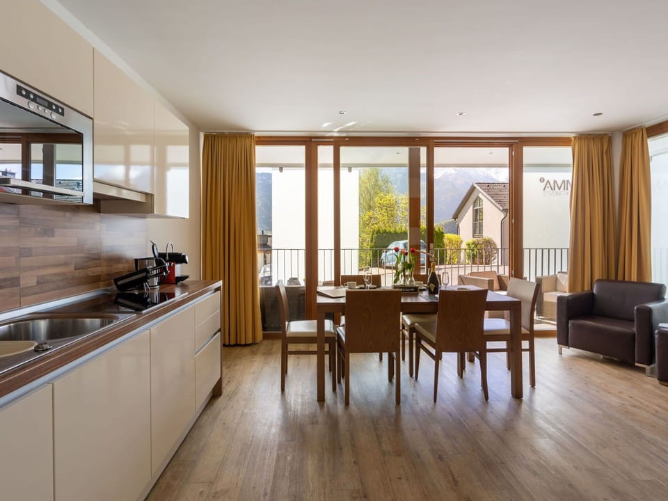 Furniture, Property, Cabinetry, Countertop, Chair, Kitchen Appliance, Wood, Table, Interior Design, Building