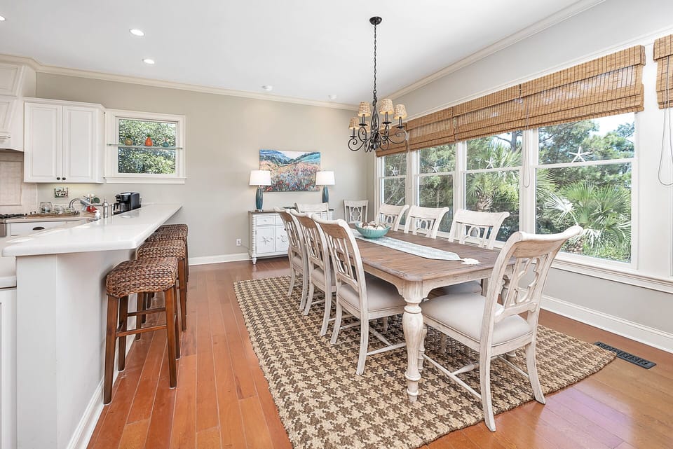 Dining room with seating for 8
