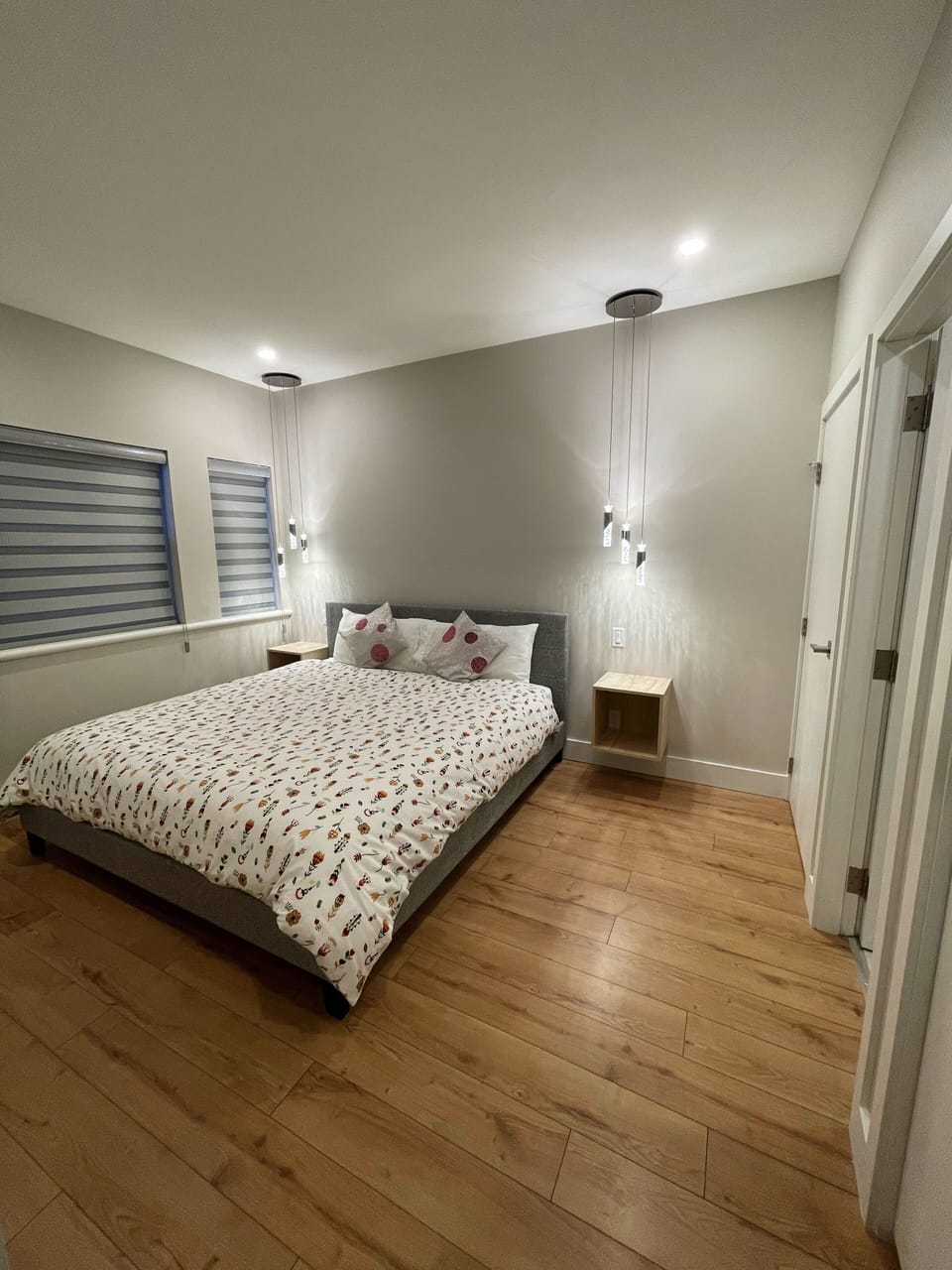 Master bedroom with King size bed, good closet space and full ensuite bathroom