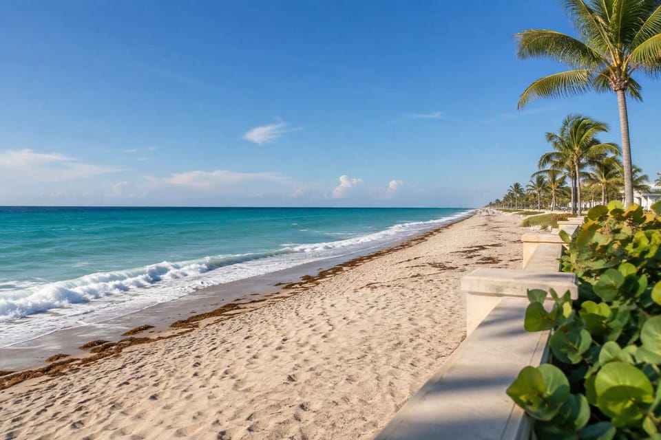 Just minutes away from the beach, where you can enjoy the sun, sand, and beautiful coastal waters.