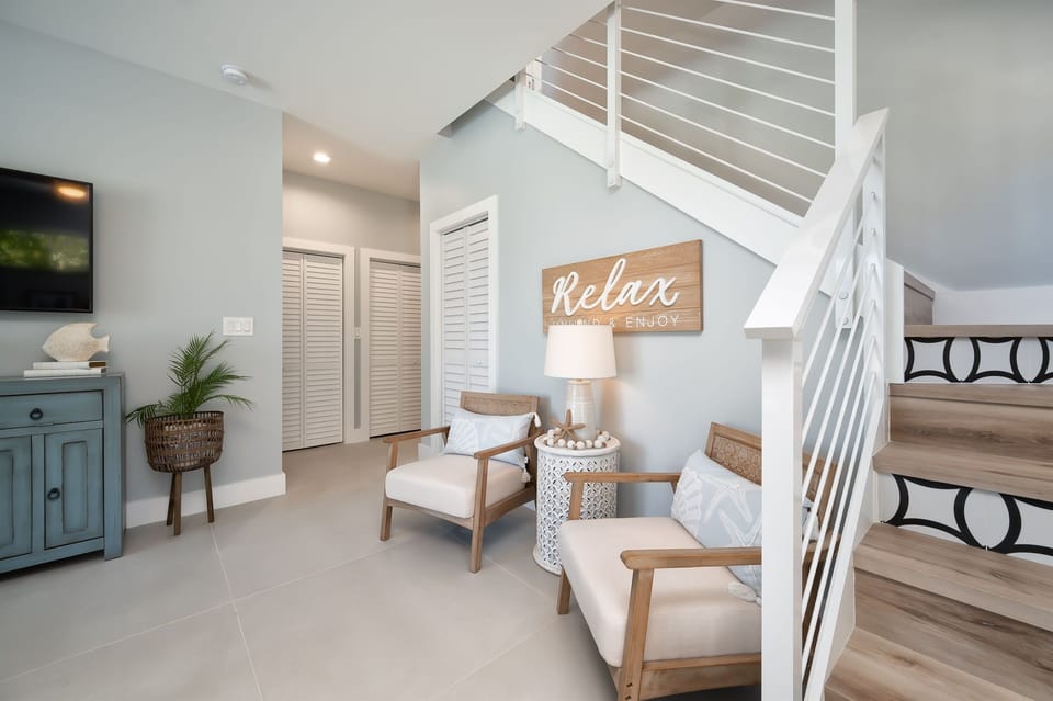 Enter into downstairs living room