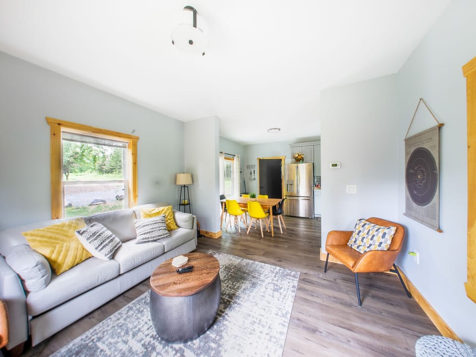 Gather amid bright and cheery furnishing