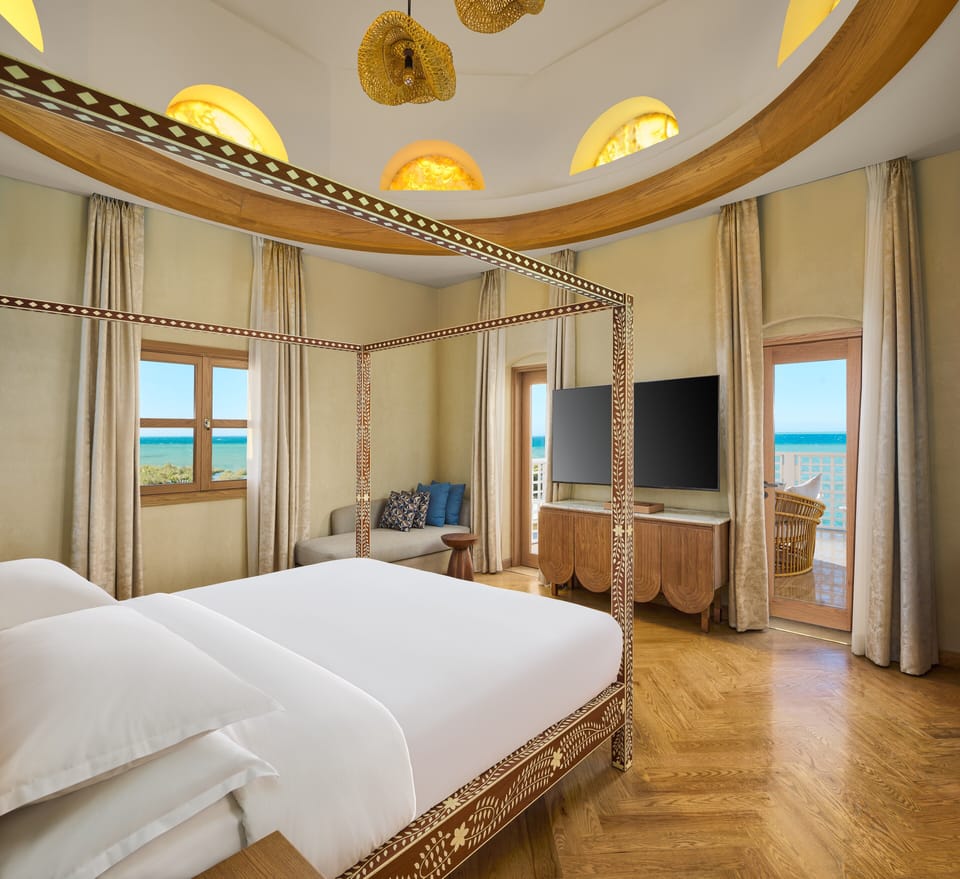 Presidential Suite, 3 Bedrooms, Beachfront | Minibar, in-room safe, desk, laptop workspace