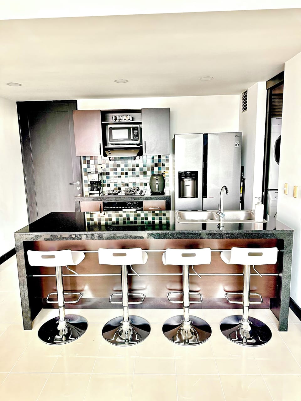 This AirBnb is a celebration of contemporary living at its finest.