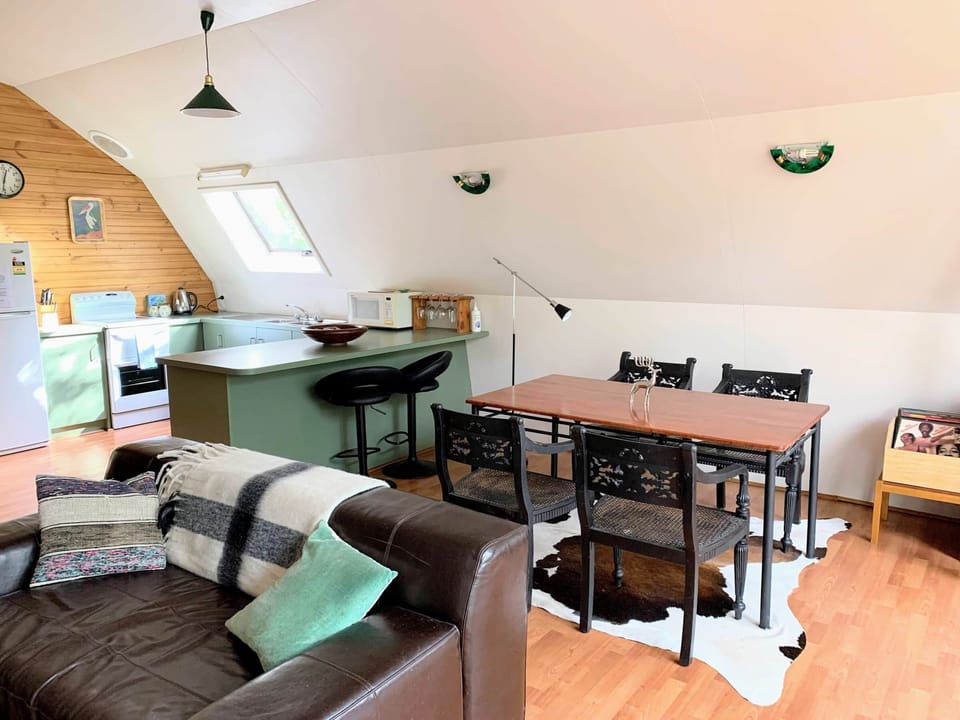 Living/dining: Comfortable and versatile space for relaxation and meals.