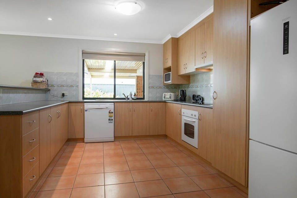 Massive family friendly kitchen