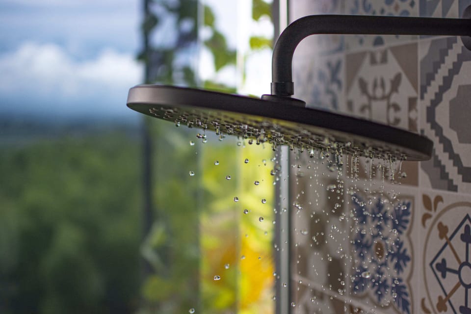 Superior Cabin | Bathroom | Combined shower/tub, hair dryer, towels