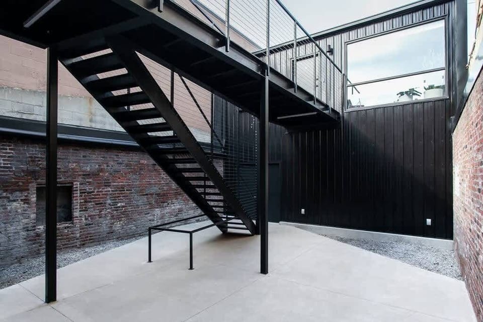 Stairs to your suite